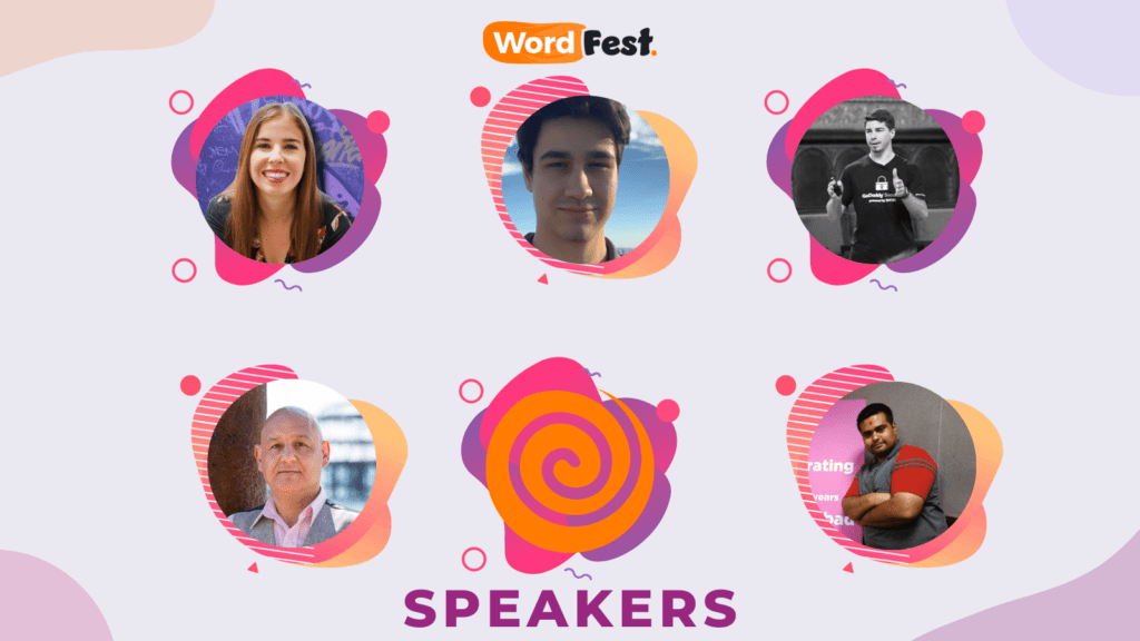group 7 WordFest Live Speakers