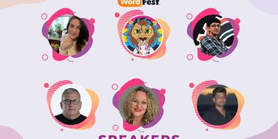 headshots of group 4 WordFest speakers